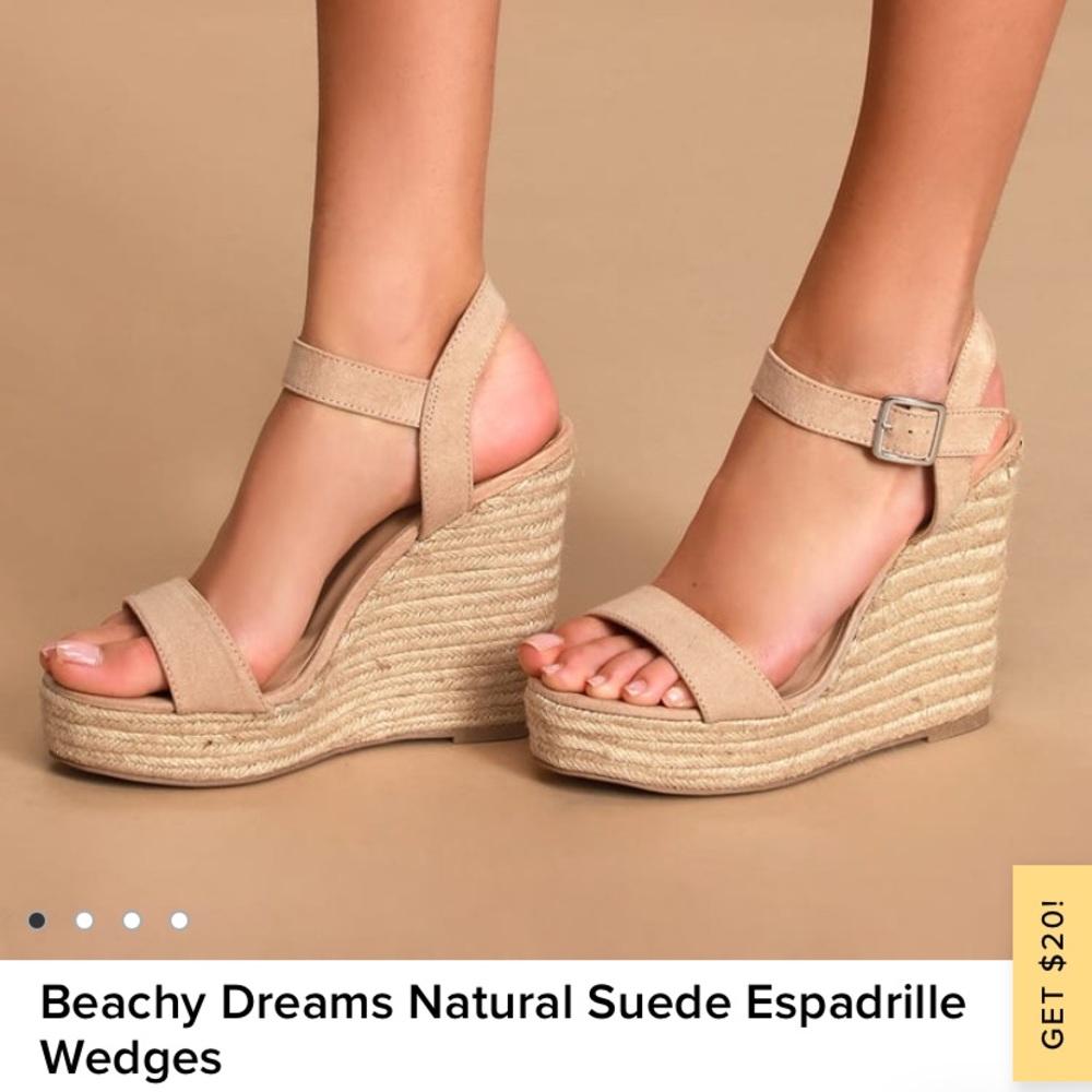 lulus beachy wedges